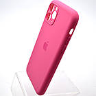 Силіконовий чохол накладка Silicon Case Full Camera для iPhone 11 Pro Dragon Fruit Color, фото 4