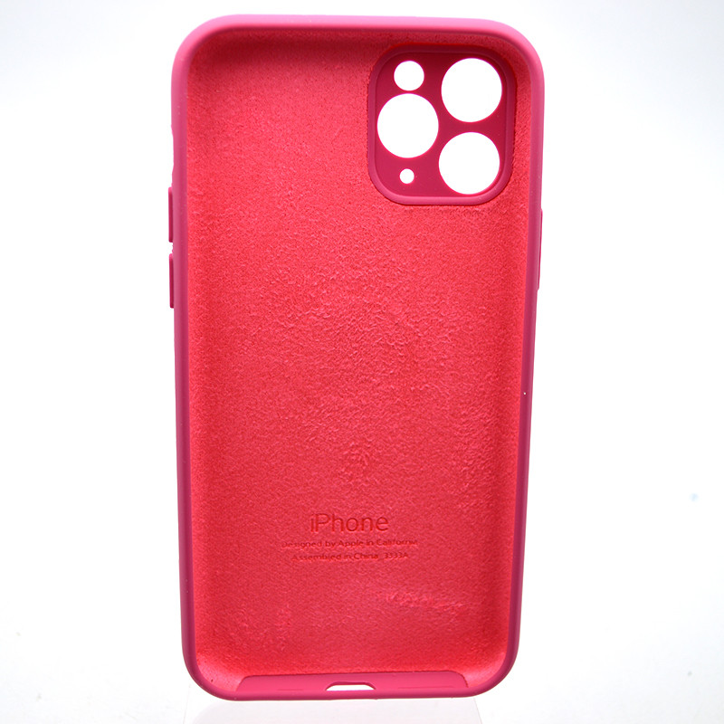 Силіконовий чохол накладка Silicon Case Full Camera для iPhone 11 Pro Max Dragon Fruit Color, фото 2