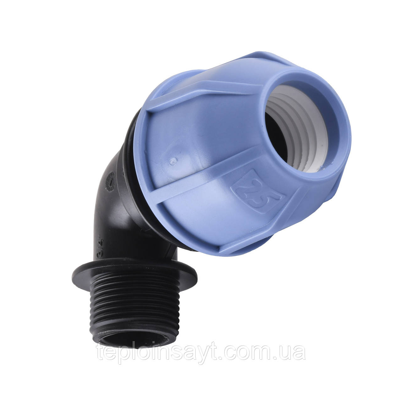 Коліно ПНД Vsplast 25*3/4 ``ЗР
