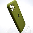 Силіконовий чохол накладка Silicon Case Full Camera для iPhone 11 Pro Pine Forest Green, фото 3