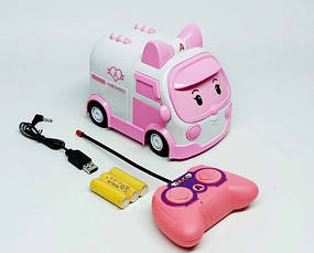 Машинка на радіокеруванні Star toys "Робокар Полі - Ембер" рожева 180-1A, фото 3