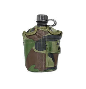 Фляга військова, тактична Mil-Tec US 1QT - Woodland