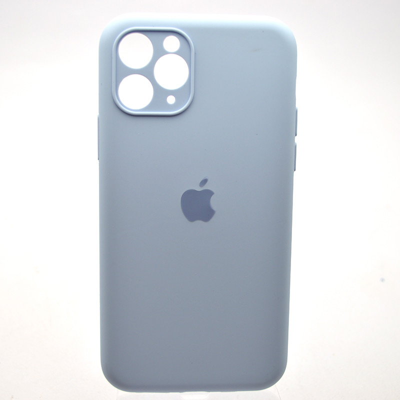 Силіконовий чохол накладка Silicon Case Full Camera для iPhone 11 Pro Max Lilac Purple, фото 1