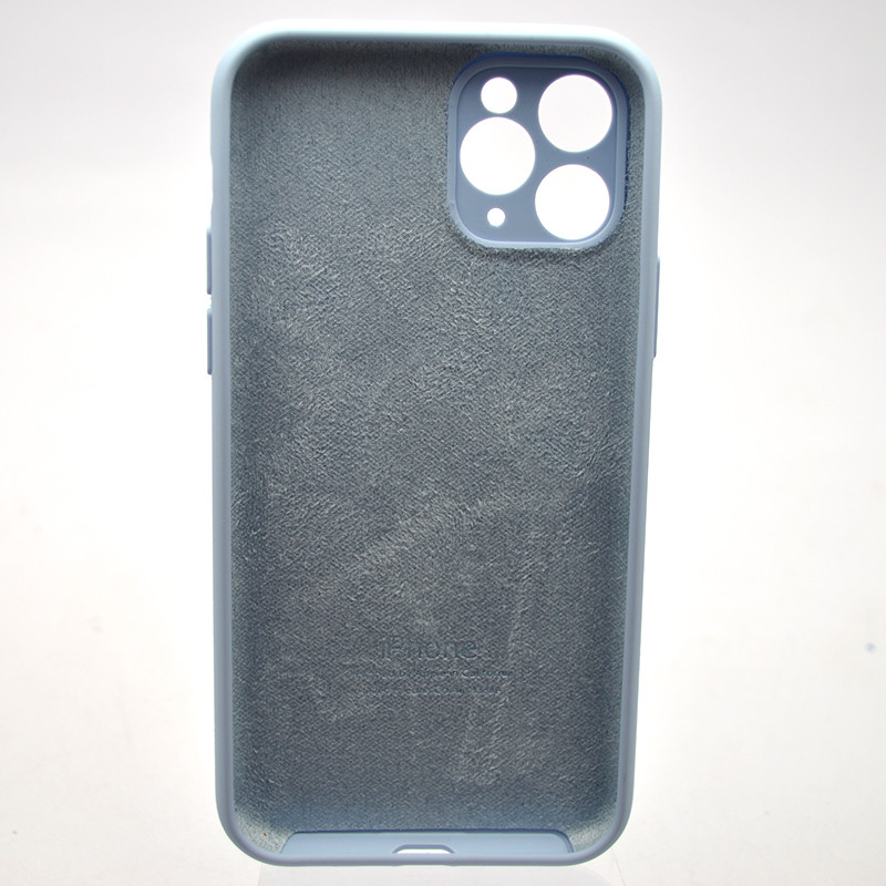 Силіконовий чохол накладка Silicon Case Full Camera для iPhone 11 Pro Max Lilac Purple, фото 2