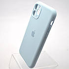 Силіконовий чохол накладка Silicon Case Full Camera для iPhone 11 Pro Max New Sky Blue, фото 4