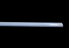 Білий накладний LED-профіль з матовим розсіювачем LP-7В (за 1 м) Код.56631, фото 3