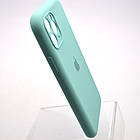 Силіконовий чохол накладка Silicon Case Full Camera для iPhone 11 Pro Max Ice Aquamarine, фото 3