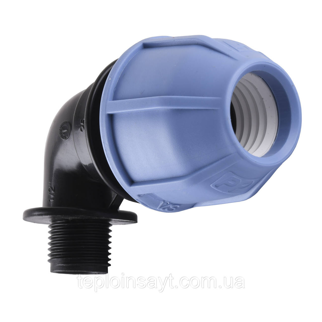 Коліно ПНД Vsplast 25*1/2 ``ЗР