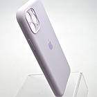 Силіконовий чохол накладка Silicon Case Full Camera для iPhone 11 Pro Max Light Purple, фото 3