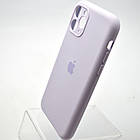 Силіконовий чохол накладка Silicon Case Full Camera для iPhone 11 Pro Max Light Purple, фото 4