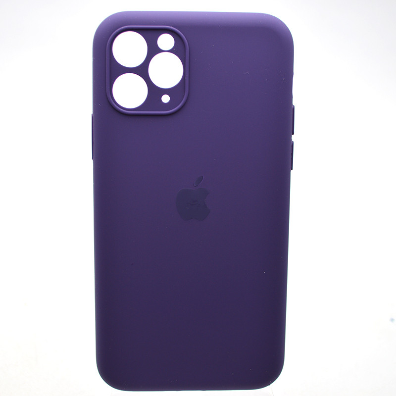 Силіконовий чохол накладка Silicon Case Full Camera для iPhone 11 Pro Max Amethyst, фото 1