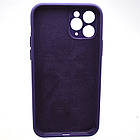 Силіконовий чохол накладка Silicon Case Full Camera для iPhone 11 Pro Max Amethyst, фото 2