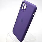 Силіконовий чохол накладка Silicon Case Full Camera для iPhone 11 Pro Max Amethyst, фото 4