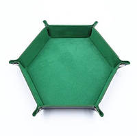 Дайс-трей "Гекс", зелёный, лоток для кубов большой