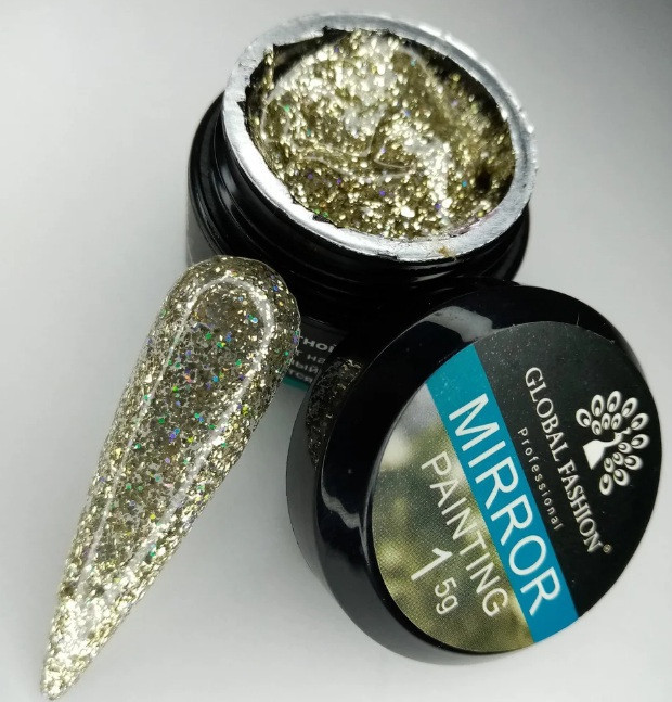 Гель-фарба Mirror Gel Paint Global Fashion №01 (5гр)