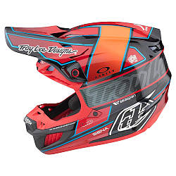 Мото шолом TLD SE5 Carbon Helmet [Team Red] LG