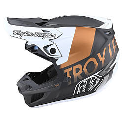 Мото шлем TLD SE5 Carbon Helmet [QUALIFIER WHITE / BRONZE] LG