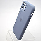 Силіконовий чохол накладка Silicon Case Full Camera для iPhone 11 Pro Max Lavender Gray, фото 4
