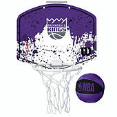 Міні-щит дитячий баскетбольний Wilson NBA Team Mini Hoop Sacramento Kings (WTBA1302SAC)