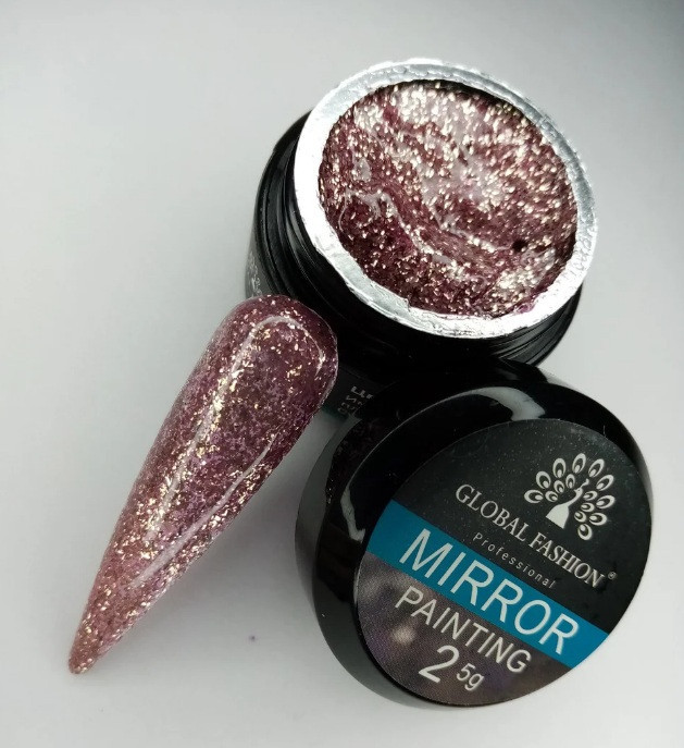Гель-фарба Mirror Gel Paint Global Fashion №02  (5гр)