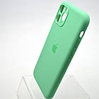 Силіконовий чохол накладка Silicon Case Full Camera для iPhone 11 Pro Max Rehmannia Green, фото 4