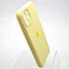 Силіконовий чохол накладка Silicon Case Full Camera для iPhone 11 Pro Milk Yellow, фото 3