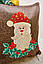 Наволочка на декоративну подушку з вишивкою -Санта і вінок / ПП"Світлана-К", фото 3