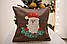 Наволочка на декоративну подушку з вишивкою -Санта і вінок / ПП"Світлана-К", фото 8
