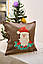 Наволочка на декоративну подушку з вишивкою -Санта і вінок / ПП"Світлана-К", фото 2