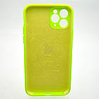 Силіконовий чохол накладка Silicon Case Full Camera для iPhone 11 Pro Fluorescent Green, фото 2