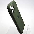 Силіконовий чохол накладка Silicon Case Full Camera для iPhone 11 Pro New Green, фото 3