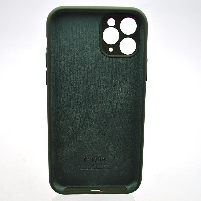 Силіконовий чохол накладка Silicon Case Full Camera для iPhone 11 Pro Max New Green, фото 2