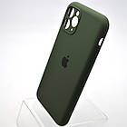Силіконовий чохол накладка Silicon Case Full Camera для iPhone 11 Pro New Green, фото 4