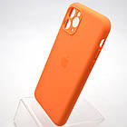Силіконовий чохол накладка Silicon Case Full Camera для iPhone 11 Pro Golden Orange, фото 4