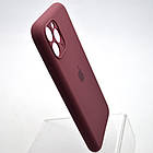 Силіконовий чохол накладка Silicon Case Full Camera для iPhone 11 Pro Plum, фото 3