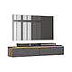 Стильна довга консоль тумба під телевізор підвісна 160 см у вітальню, спальню модерн Вектор Мебель Сервіс, фото 3
