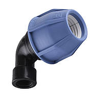 Коліно ПНД Vsplast 32*1/2 `` ВР
