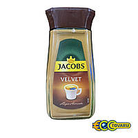 Розчинна кава Jacobs Velvet у скляній банці 200 г.