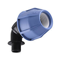Коліно ПНД Vsplast 32*1/2 `` ЗР