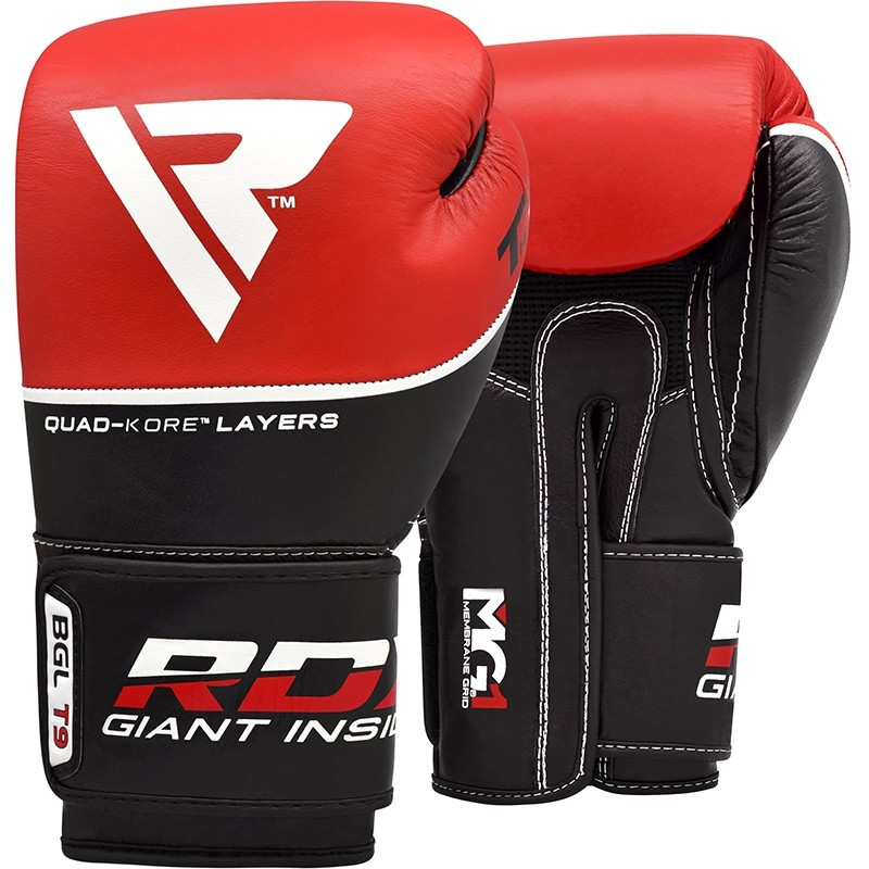 Боксерські рукавички RDX Quad Kore Red 10 ун.