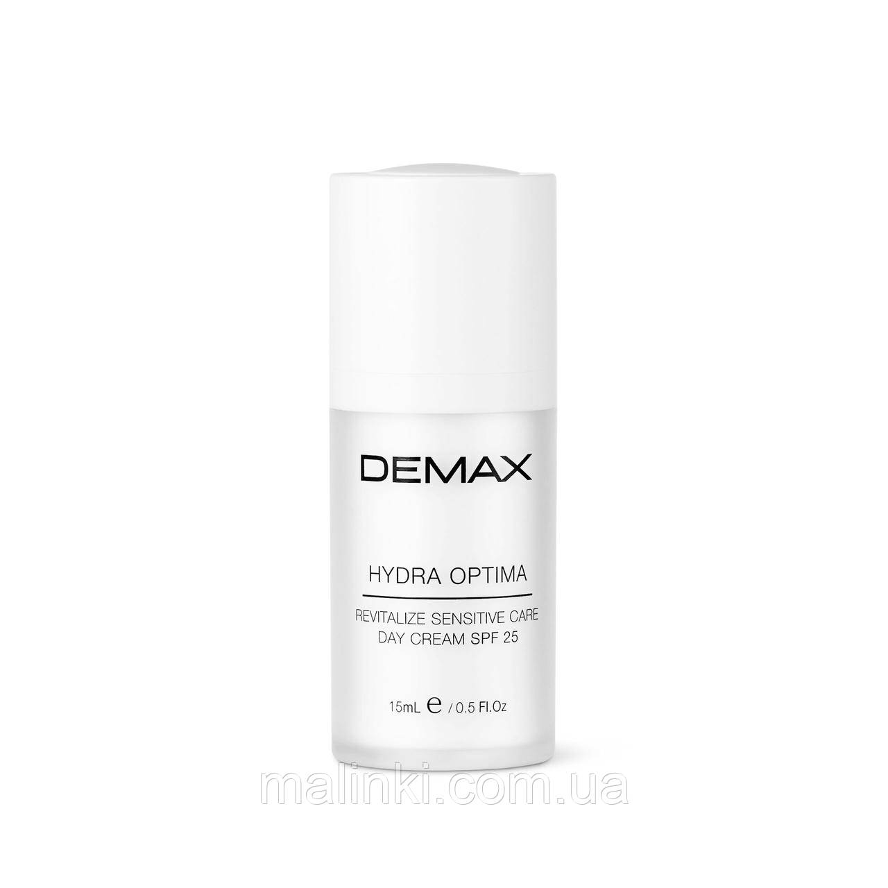 Зволожуючий денний крем SPF 25 Demax Hydra Optima, 15 мл, фото 1