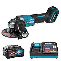 Аккумуляторная угловая шлифмашина Makita XGT 40 V MAX GA036GZ + BL4040 + DC40RA