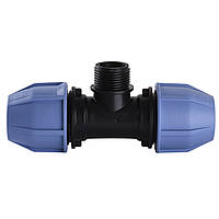 Трійник ПНД Vsplast 20*3/4*20`` З