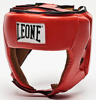 Боксерський шолом для змагань Leone Contest Red L