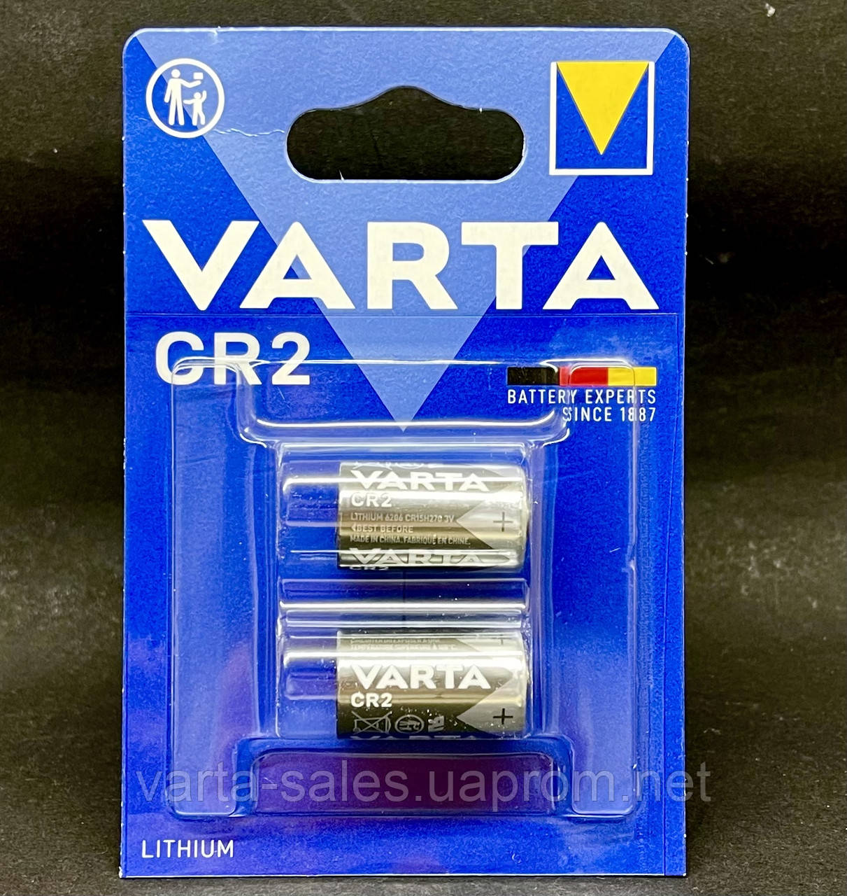 Батарейка Varta CR2 3V литивая (lithium) BL2 ОРИГИНАЛ - фото 4 - id-p2047746110