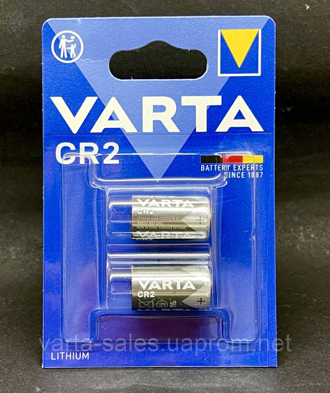 Батарейка Varta CR2 3V литивая (lithium) BL2 ОРИГИНАЛ - фото 1 - id-p2047746110