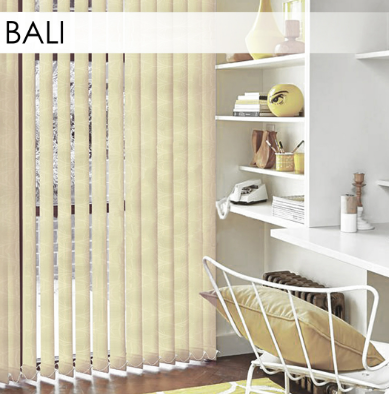 Вертикальні жалюзі для вікон 127 мм, тканина Bali., фото 1