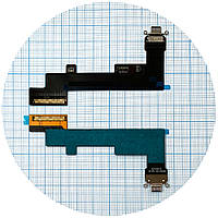 Шлейф Apple iPad Air 4 2020, iPad Air 5 2022 з роз'ємом заряджання чорний версія LTE