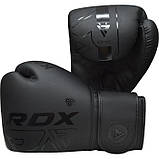 Боксерські рукавички RDX Matte Black 16 ун., фото 8