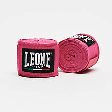 Бинти боксерські Leone Pink 3,5м